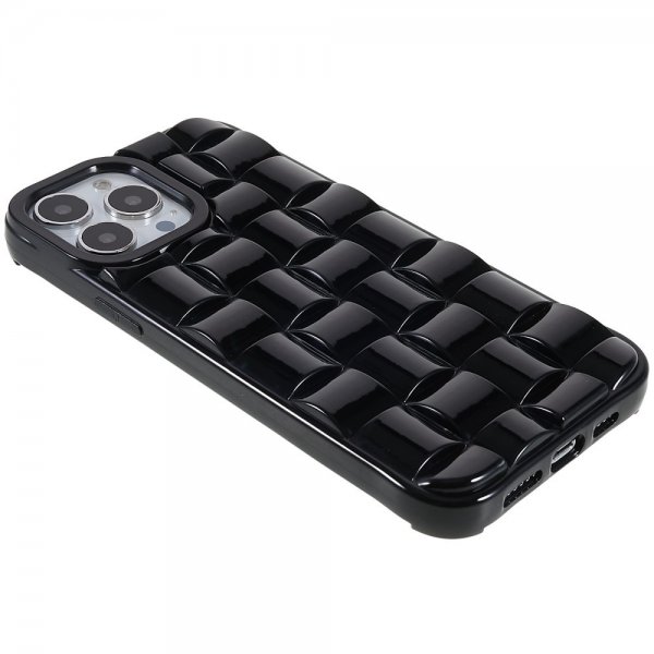 iPhone 13 Pro Skal 3D Mönster Svart