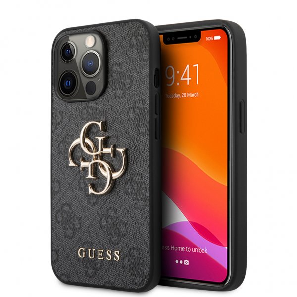 iPhone 13 Pro Skal Big Logo Grå