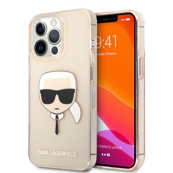 iPhone 13 Pro Skal Full Glitter Guld