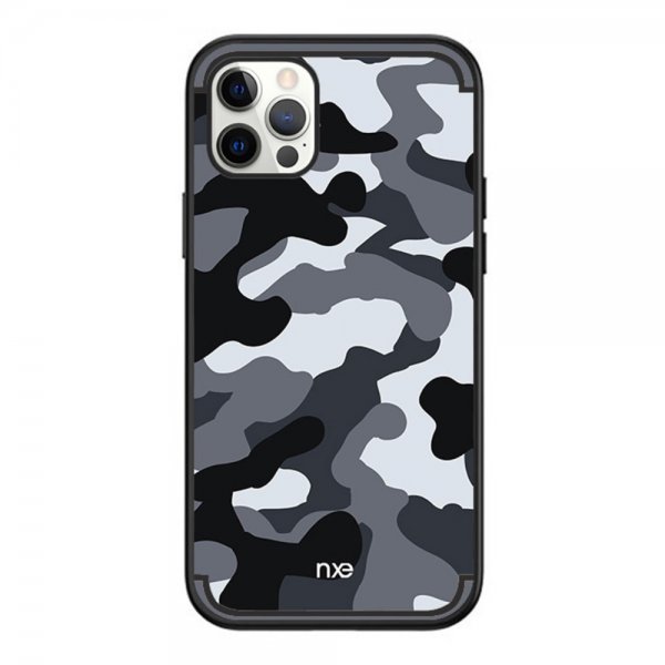 iPhone 13 Pro Skal Kamouflage Grå