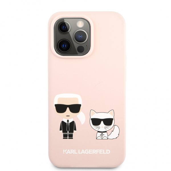 iPhone 13 Pro Skal Karl & Choupette Ljusrosa