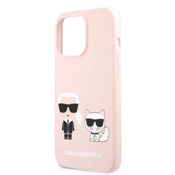 iPhone 13 Pro Skal Karl & Choupette Ljusrosa