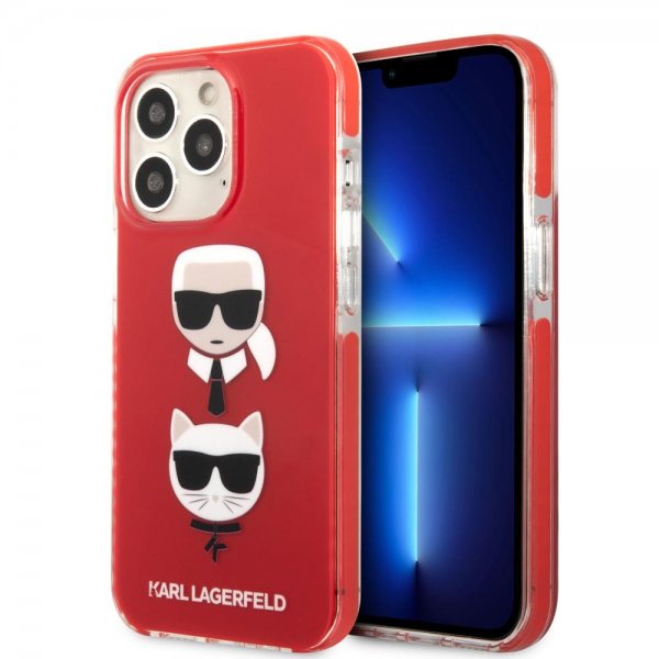 iPhone 13 Pro Skal Karl & Choupette Röd