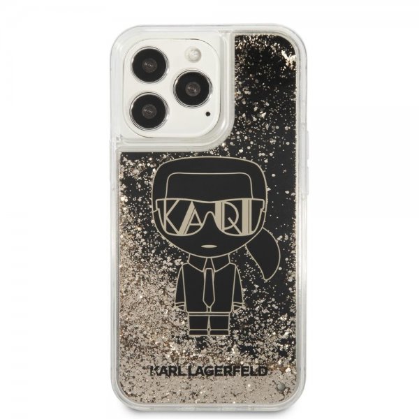 iPhone 13 Pro Skal Liquid Glitter Gatsby Svart