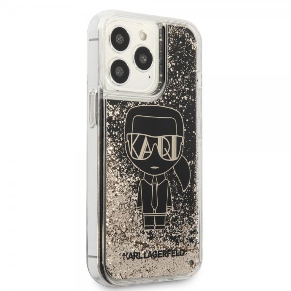 iPhone 13 Pro Skal Liquid Glitter Gatsby Svart