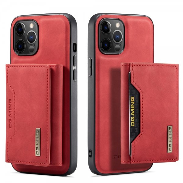 iPhone 13 Pro Skal M2 Series Löstagbar Korthållare Röd