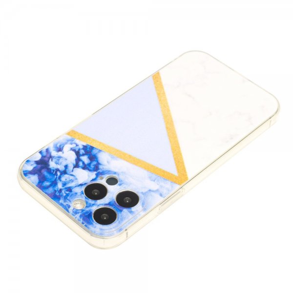 iPhone 13 Pro Skal Marmormönster Lila