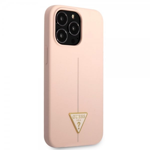 iPhone 13 Pro Skal Metal Triangle Rosa