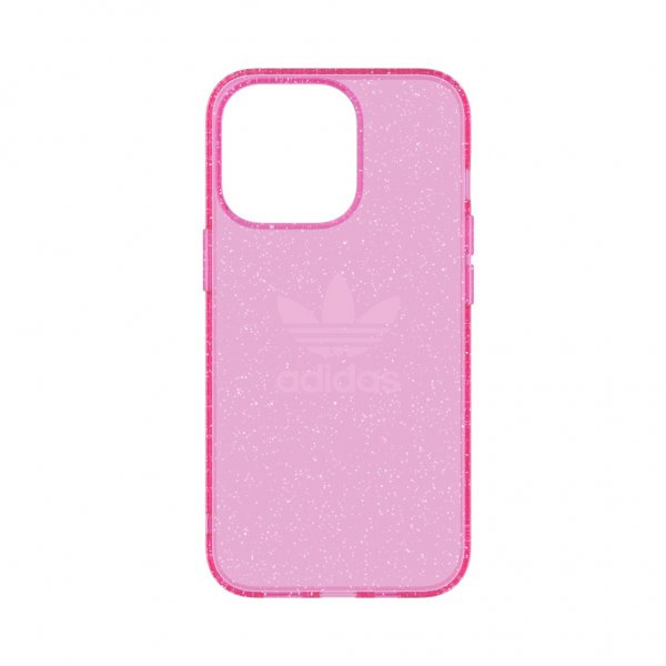 iPhone 13 Pro Skal Protective Clear Case Glitter Rosa