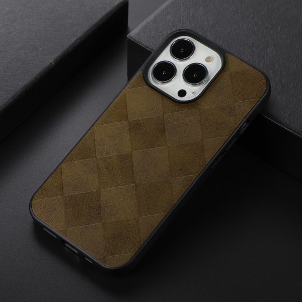 iPhone 13 Pro Skal Rutmönster Grön