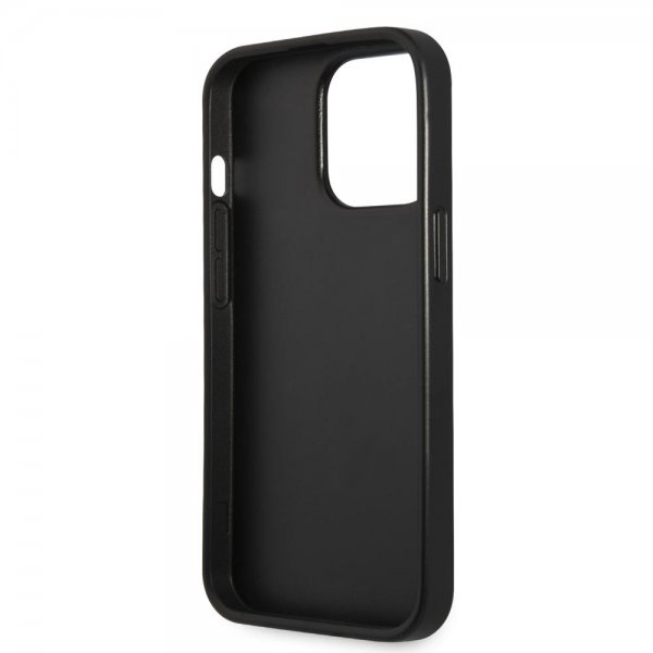 iPhone 13 Pro Skal Saffiano Metal Triangle Silver