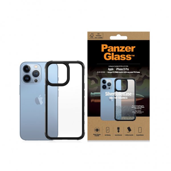 iPhone 13 Pro Skal SilverBullet Case Svart