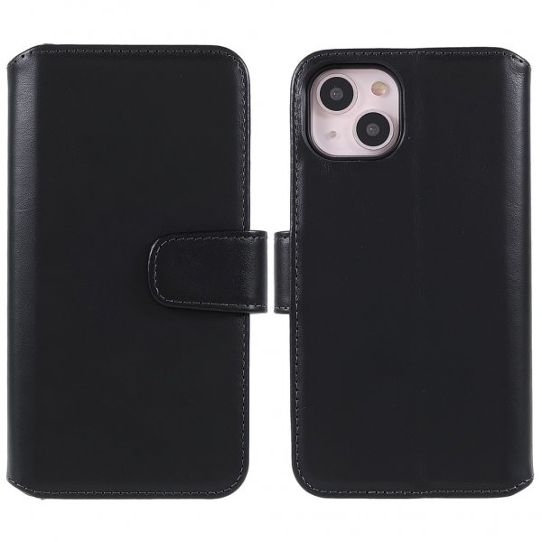 iPhone 14 Fodral Essential Leather Raven Black