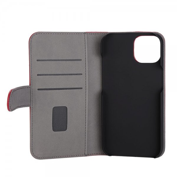 iPhone 13/iPhone 14 Fodral med Kortfack Röd