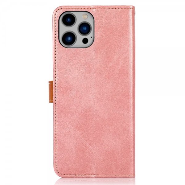 iPhone 14 Plus Fodral med Flärp Roseguld