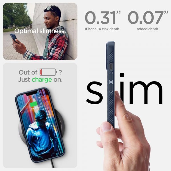 iPhone 14 Plus Skal Liquid Air Navy Blue