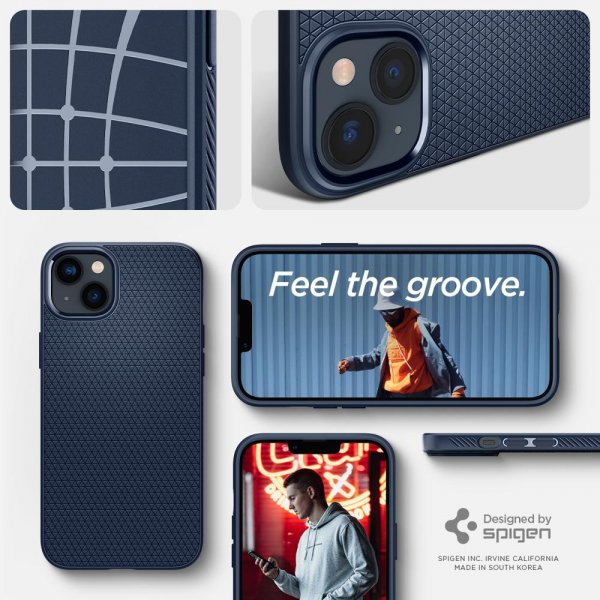 iPhone 14 Plus Skal Liquid Air Navy Blue