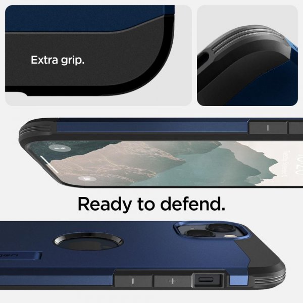 iPhone 14 Plus Skal Tough Armor MagFit Navy Blue