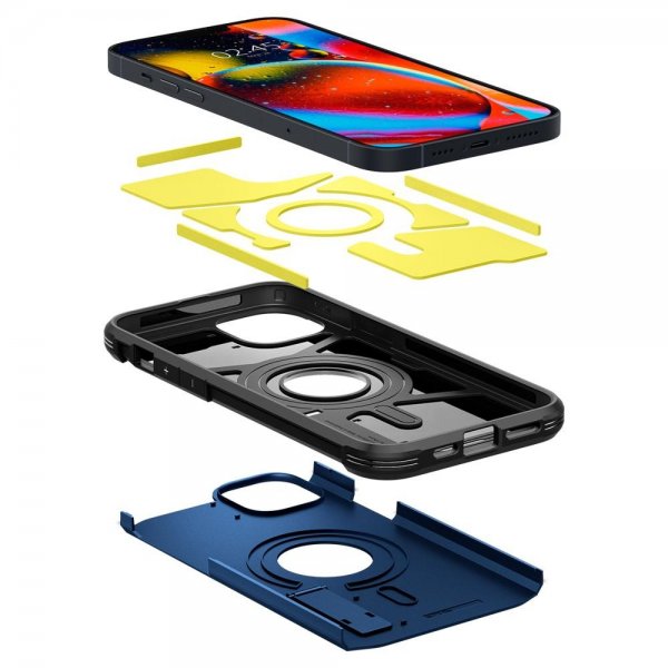 iPhone 14 Plus Skal Tough Armor MagFit Navy Blue