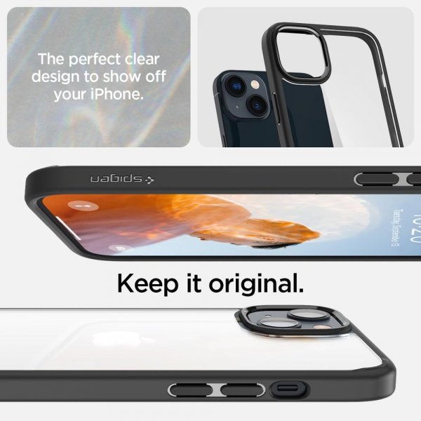 iPhone 14 Plus Skal Ultra Hybrid Matte Black
