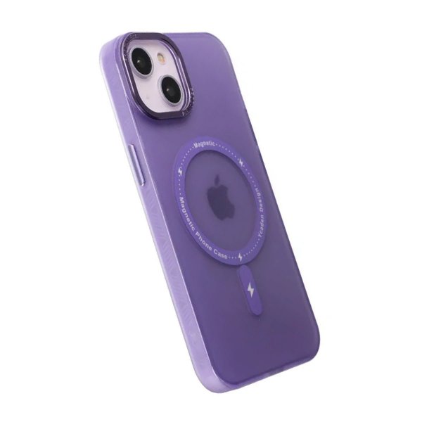 iPhone 14 Skal Kamerasarg MagSafe Lila