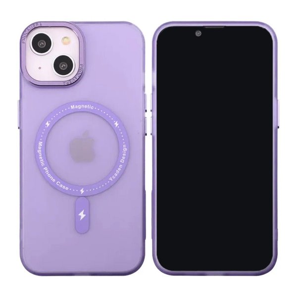 iPhone 14 Skal Kamerasarg MagSafe Lila