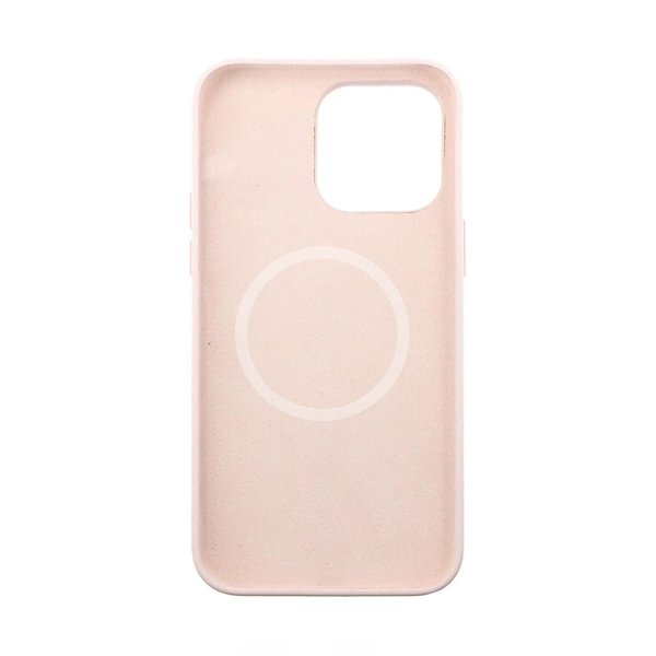 iPhone 14 Skal Silikon MagSafe Sandrosa