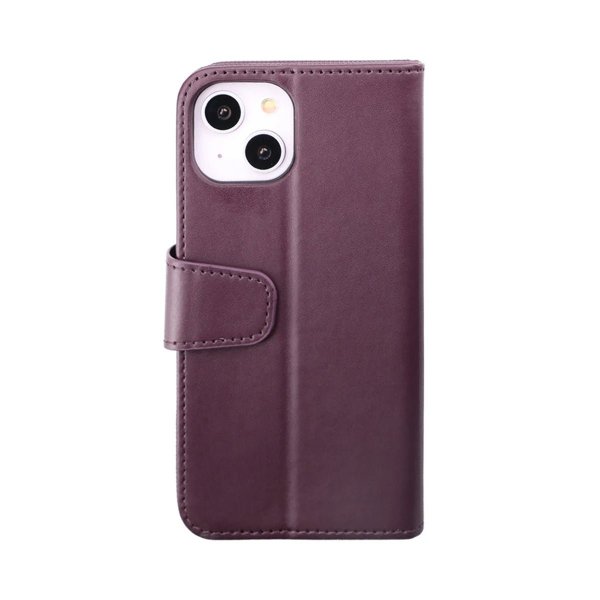 iPhone 14 Fodral Utfällbart Kortfack Lila