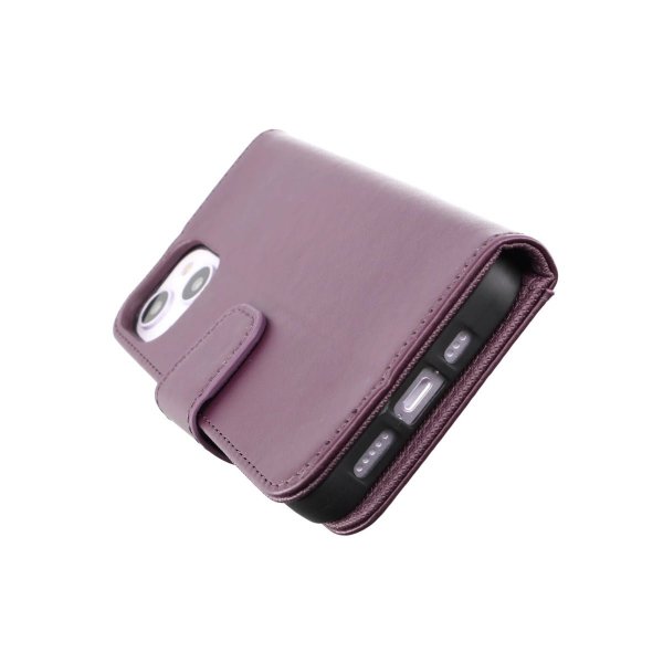 iPhone 14 Fodral Utfällbart Kortfack Lila
