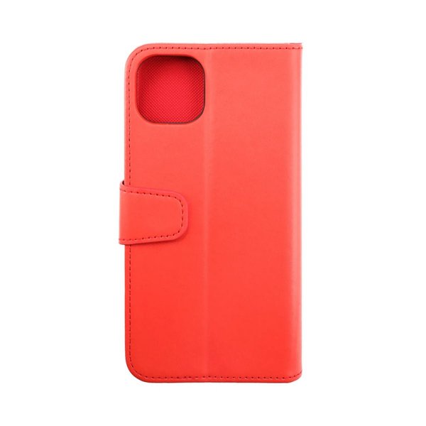 iPhone 14 Fodral Utfällbart Kortfack Röd