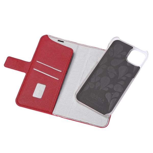 iPhone 14 Plus Fodral Fashion Edition Löstagbart Skal Röd