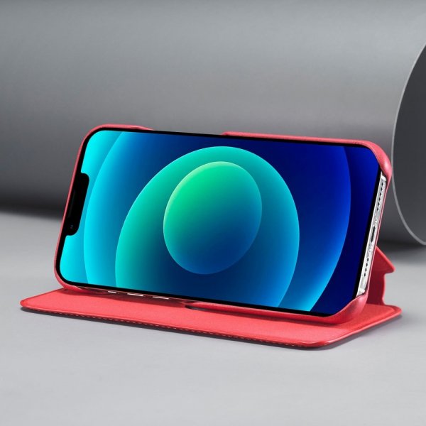 iPhone 14 Plus Fodral Flip Röd