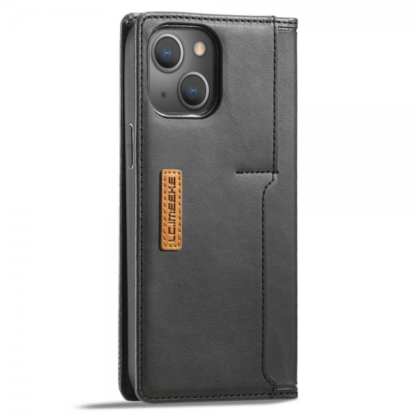 iPhone 14 Plus Fodral Kortfack Utsida Svart