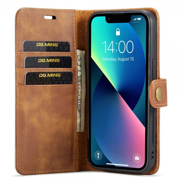 iPhone 14 Plus Fodral Löstagbart Skal Brun