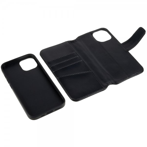 iPhone 14 Plus Fodral MagLeather Raven Black