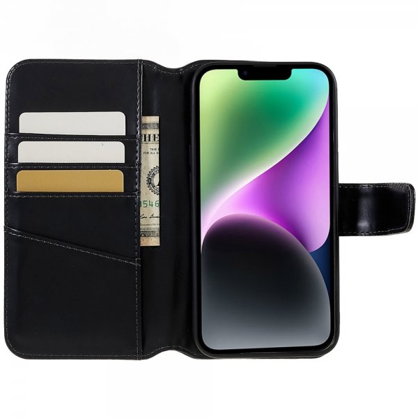 iPhone 14 Plus Fodral MagLeather Raven Black