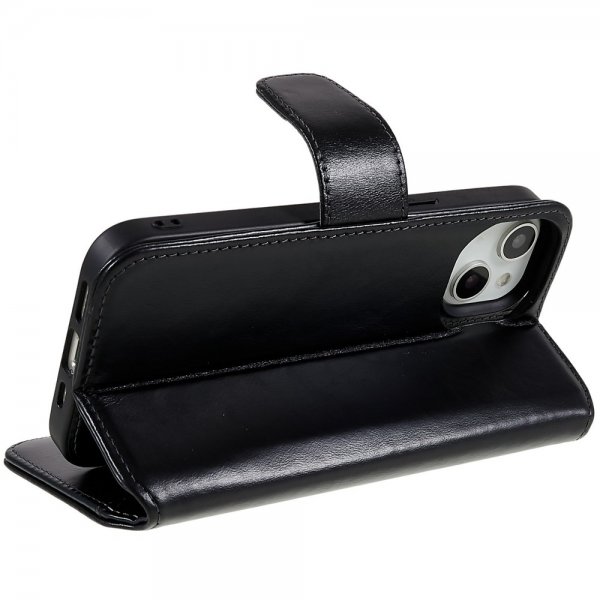 iPhone 14 Plus Fodral MagLeather Raven Black