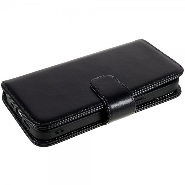 iPhone 14 Plus Fodral MagLeather Raven Black