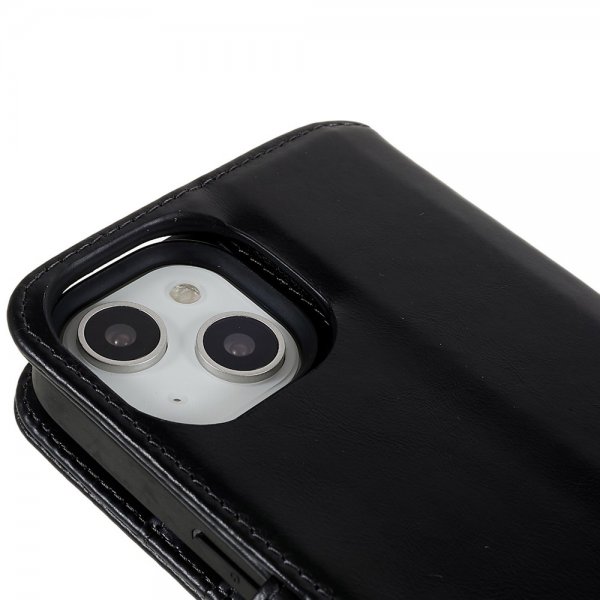 iPhone 14 Plus Fodral MagLeather Raven Black