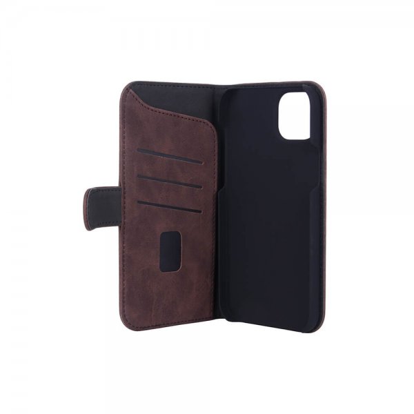 iPhone 14 Plus Fodral med Kortfack Brun
