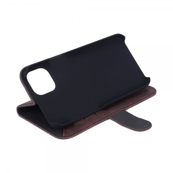 iPhone 14 Plus Fodral med Kortfack Brun