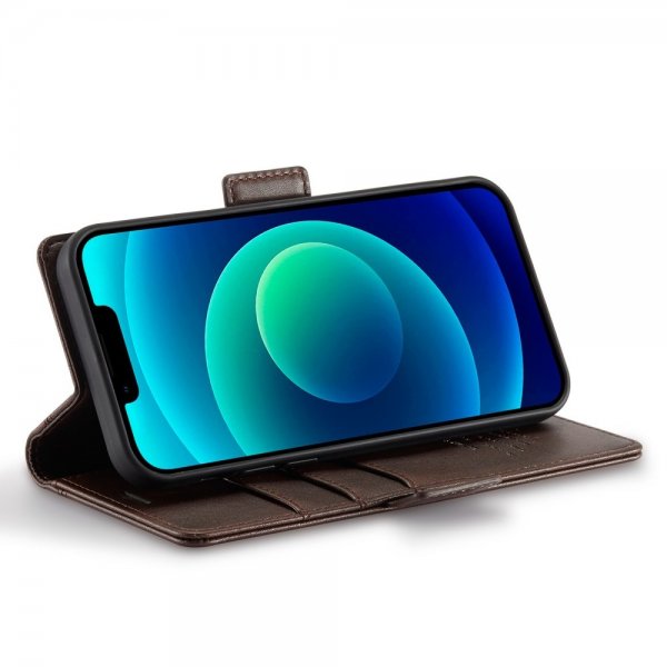 iPhone 14 Plus Fodral med Kortfack Brun
