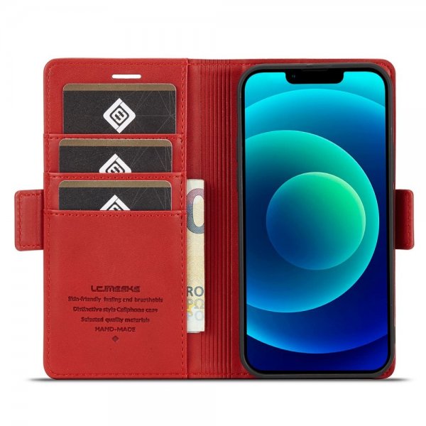 iPhone 14 Plus Fodral med Kortfack Röd