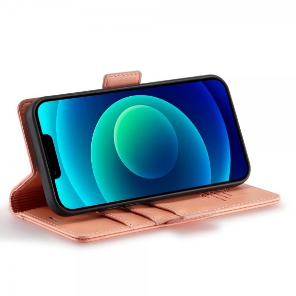 iPhone 14 Plus Fodral med Kortfack Rosa