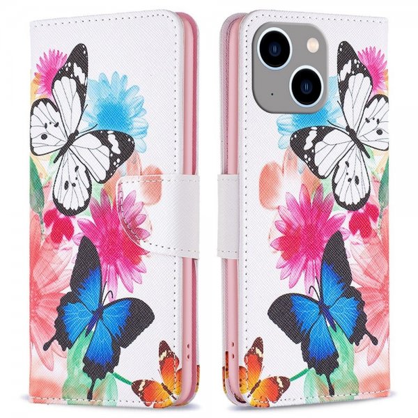 iPhone 14 Plus Fodral Motiv Två Fjärilar