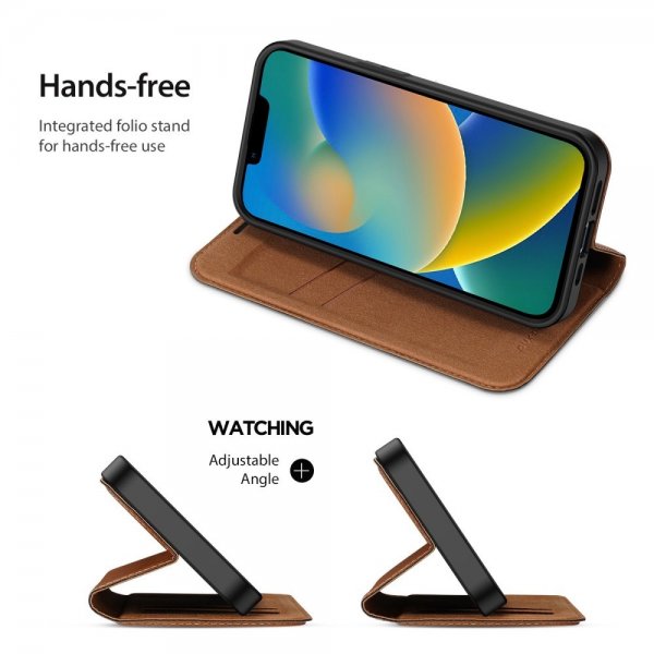 iPhone 14 Plus Fodral Skin X2 Series Brun