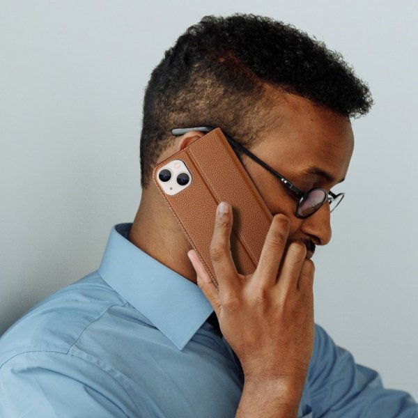 iPhone 14 Plus Fodral Skin X2 Series Brun