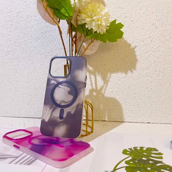 iPhone 14 Plus Skal Mönster Abstrakt Grå