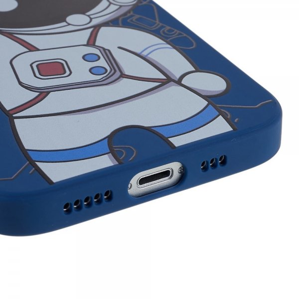 iPhone 14 Plus Skal Astronaut Blå Brun