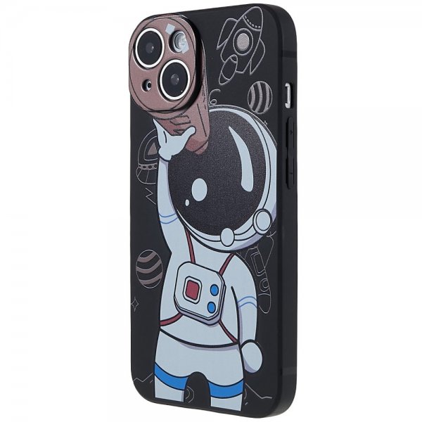 iPhone 14 Plus Skal Astronaut Svart Brun